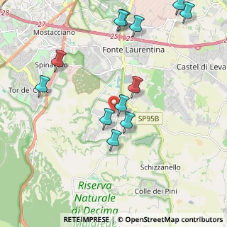 Mappa Via Arnoldo Mondadori, 00128 Selcetta RM, Italia (2.43917)