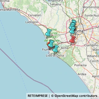 Mappa Via Arsia, 00054 Fiumicino RM, Italia (13.80182)