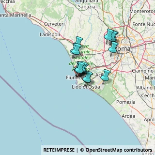 Mappa Via Arsia, 00054 Fiumicino RM, Italia (8.7175)