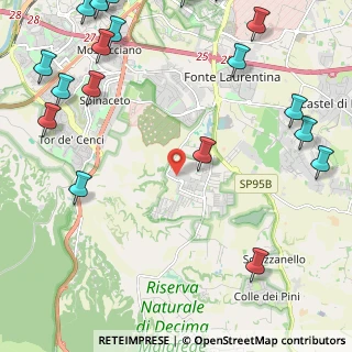 Mappa Via Álvaro del Portillo, 00128 Roma RM, Italia (3.6295)