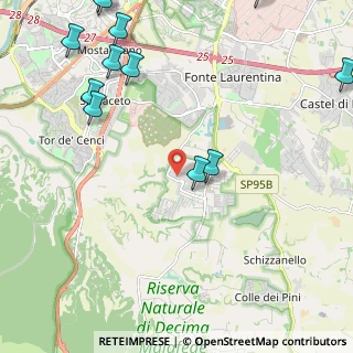 Mappa Via Álvaro del Portillo, 00128 Roma RM, Italia (3.25083)
