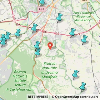 Mappa Via Álvaro del Portillo, 00128 Roma RM, Italia (6.34462)
