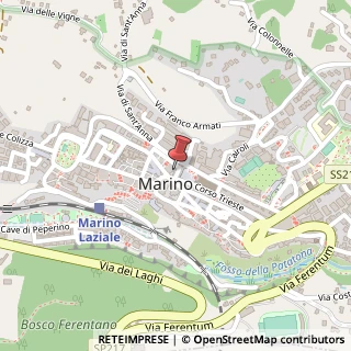 Mappa Piazza s. barnaba 16, 00047 Marino, Roma (Lazio)