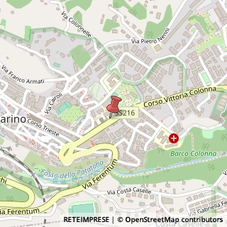 Mappa Corso Vittoria Colonna, 92, 00047 Marino, Roma (Lazio)