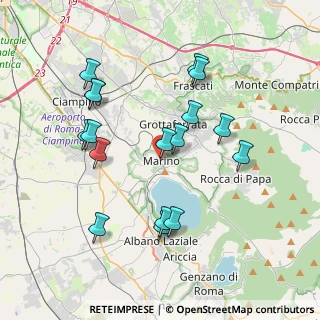 Mappa Via Cola di Rienzo, 00047 Marino RM, Italia (3.99706)