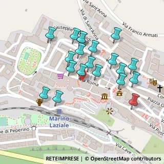 Mappa Piazza Daniele Manin, 00047 Marino RM, Italia (0.116)