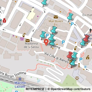 Mappa Piazza Daniele Manin, 00047 Marino RM, Italia (0.104)