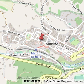 Mappa Vicolo cieco 3, 00047 Marino, Roma (Lazio)