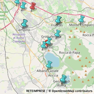 Mappa Piazza Daniele Manin, 00047 Marino RM, Italia (5.58429)