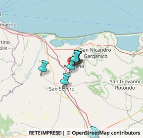 Mappa SS 89 Km 11.000, 71011 Apricena FG, Italia (19.13182)