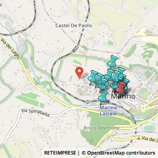 Mappa Via della Cunett, 00047 Marino RM, Italia (0.508)