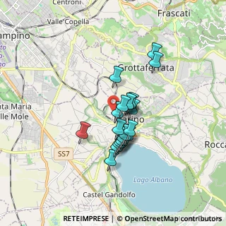 Mappa Via della Cunetta, 00047 Marino RM, Italia (1.326)