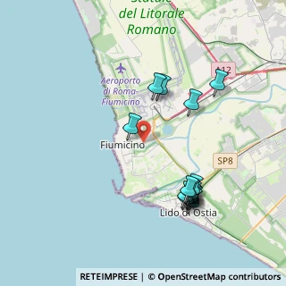 Mappa Via Ruffo di Calabria Fulco, 00054 Fiumicino RM, Italia (4.34667)