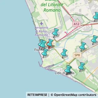 Mappa Via Ruffo di Calabria Fulco, 00054 Fiumicino RM, Italia (4.45833)
