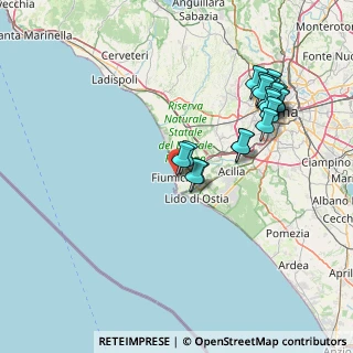 Mappa Via dei Settepagi, 00054 Fiumicino RM, Italia (17.054)
