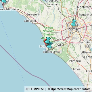 Mappa Via dei Settepagi, 00054 Fiumicino RM, Italia (64.28824)