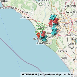 Mappa Via della Spiaggia, 00054 Fiumicino RM, Italia (12.62353)