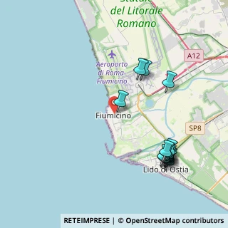 Mappa Via della Spiaggia, 00054 Fiumicino RM, Italia (4.93929)