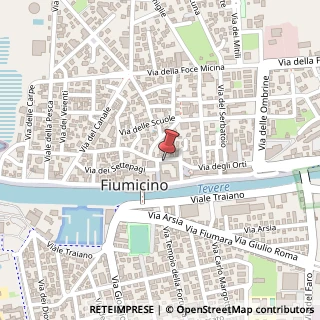 Mappa Via G. Battista Grassi, 17, 00054 Fiumicino, Roma (Lazio)