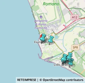 Mappa Via Orbetello, 00054 Fiumicino RM, Italia (5.26917)