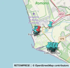 Mappa Via Orbetello, 00054 Fiumicino RM, Italia (3.618)