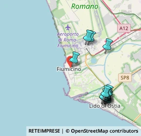 Mappa Via Orbetello, 00054 Fiumicino RM, Italia (4.88)
