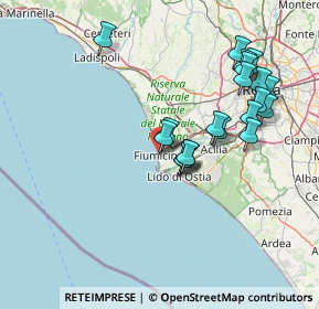 Mappa Via G. Battista Grassi, 00054 Fiumicino RM, Italia (15.2115)