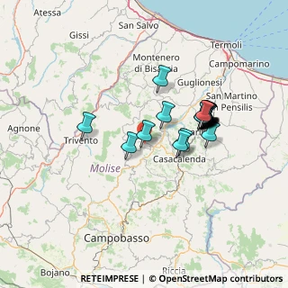 Mappa Lucito, 86030 Lupara CB, Italia (12.7665)