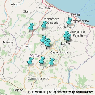 Mappa Lucito, 86030 Lupara CB, Italia (13.0825)