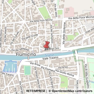Mappa Via della Torre Clementina, 106, 00054 Fiumicino, Roma (Lazio)