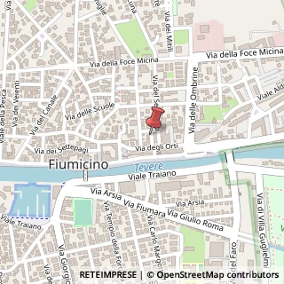 Mappa Via del Mercato,  7, 00054 Fiumicino, Roma (Lazio)