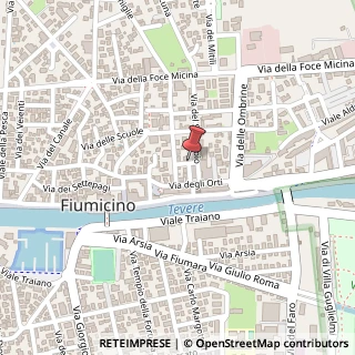 Mappa Via dei Murici, 6, 00054 Fiumicino, Roma (Lazio)