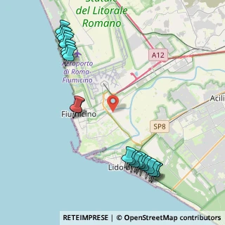 Mappa Via Michele Valeri, 00054 Fiumicino RM, Italia (5.619)