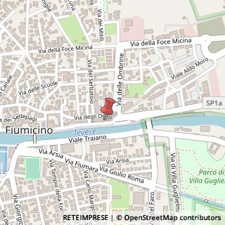 Mappa Via della Torre Clementina, 44, 00054 Fiumicino, Roma (Lazio)