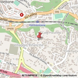 Mappa Via Colle del Piscarello, 17, 00036 Valmontone, Roma (Lazio)