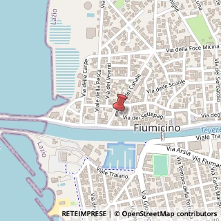 Mappa Via del Canale, 4a, 00054 Fiumicino, Roma (Lazio)