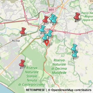 Mappa Via Italo Orto, 00128 Roma RM, Italia (4.68083)