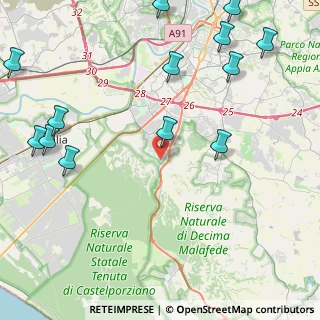 Mappa Via Italo Orto, 00128 Roma RM, Italia (6.25462)