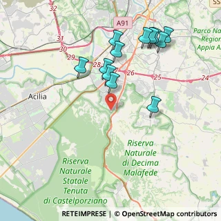 Mappa Via Italo Orto, 00128 Roma RM, Italia (4.34417)