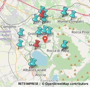 Mappa Via Capo d'Acqua, 00046 Grottaferrata RM, Italia (4.10278)