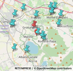 Mappa Via Capo d'Acqua, 00046 Grottaferrata RM, Italia (4.76176)