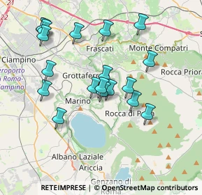 Mappa Via Capo d'Acqua, 00046 Grottaferrata RM, Italia (3.80526)