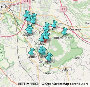 Mappa Via Capo d'Acqua, 00046 Grottaferrata RM, Italia (6.03611)
