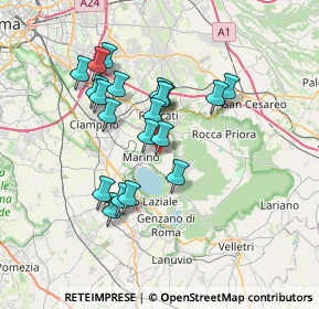 Mappa Via Capo d'Acqua, 00046 Grottaferrata RM, Italia (6.471)