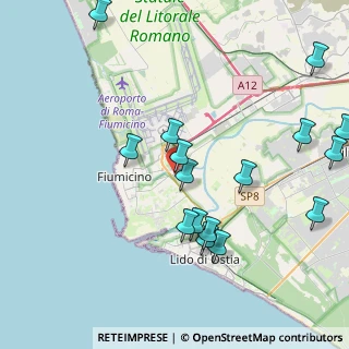 Mappa Via Michele Valeri Snc, 00054 Fiumicino RM, Italia (4.885)