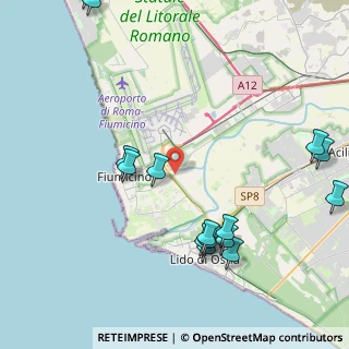 Mappa Via Michele Valeri Snc, 00054 Fiumicino RM, Italia (5.51733)