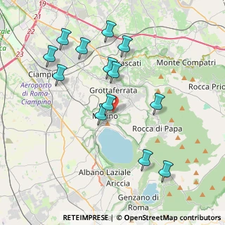 Mappa Via Marcantonio Colonna, 00047 Marino RM, Italia (4.32846)