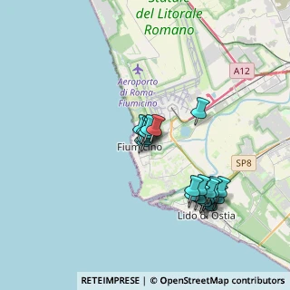 Mappa Via degli Orti, 00054 Fiumicino RM, Italia (3.5565)