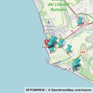 Mappa Via del Pesce Volante, 00054 Fiumicino RM, Italia (3.71154)