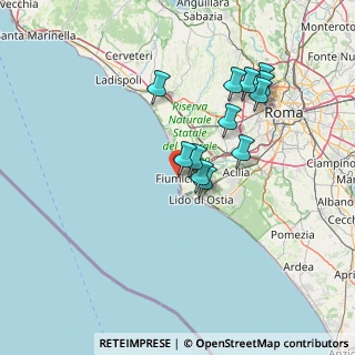 Mappa Via del Pesce Volante, 00054 Fiumicino RM, Italia (13.24333)